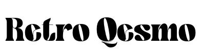 Retro Qesmo 字体预览图