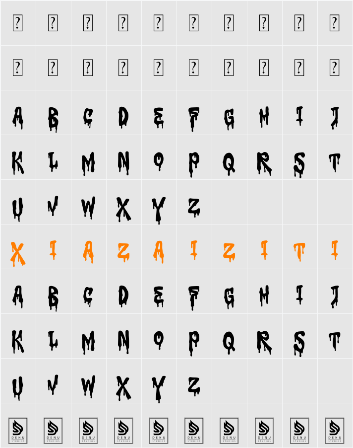 Zomblo 字符映射表