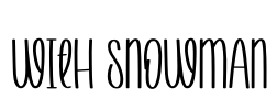 With Snowman