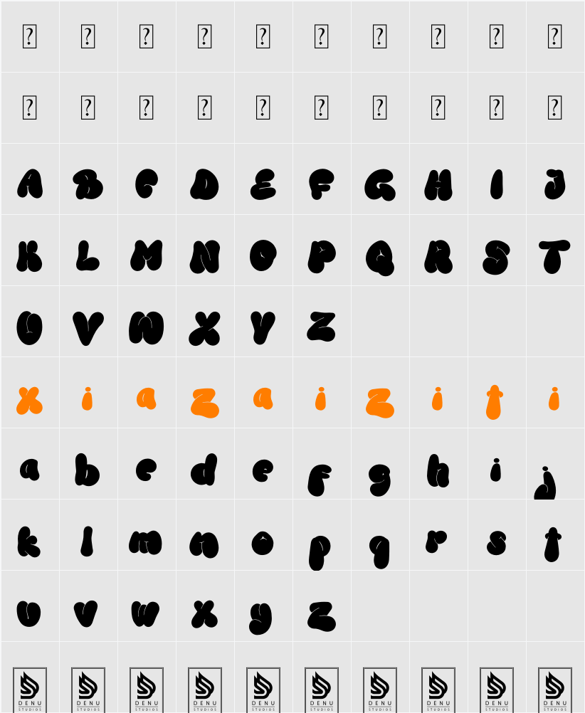 Woof Dawg 字符映射表