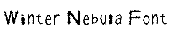 Winter Nebula Font 字体预览图