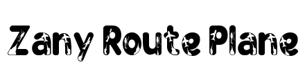 Zany Route Plane