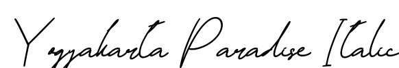 Yogyakarta Paradise Italic