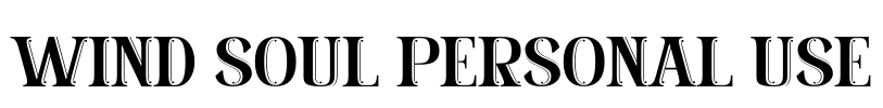 Wind Soul Personal Use