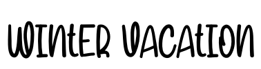 Winter Vacation